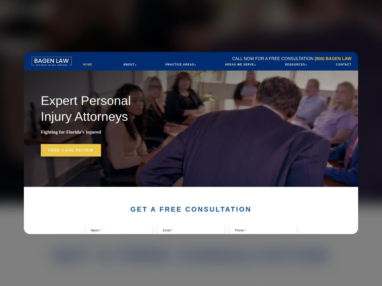 Bagen Law - Awwwards Nominee