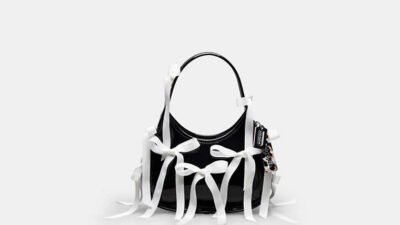 Ergo Bag In Coachtopia Leather With Bows