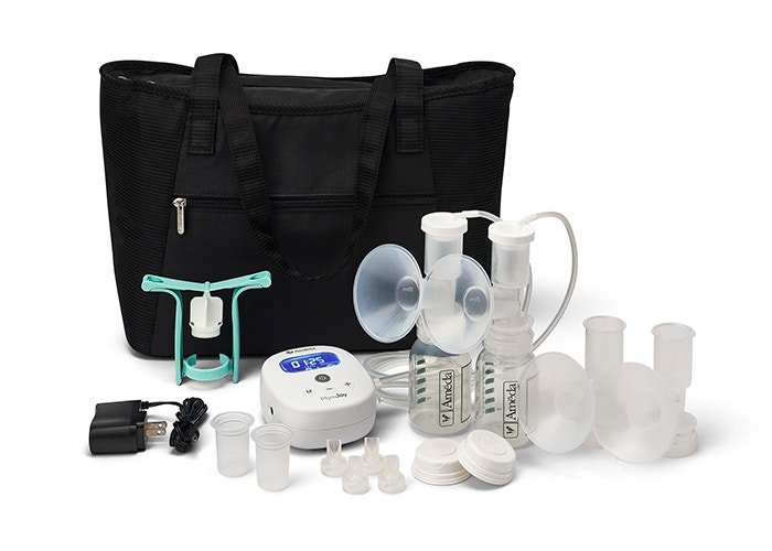 Ameda Mya Joy Plus Double Breast Pump with Deluxe Tote | Carewell