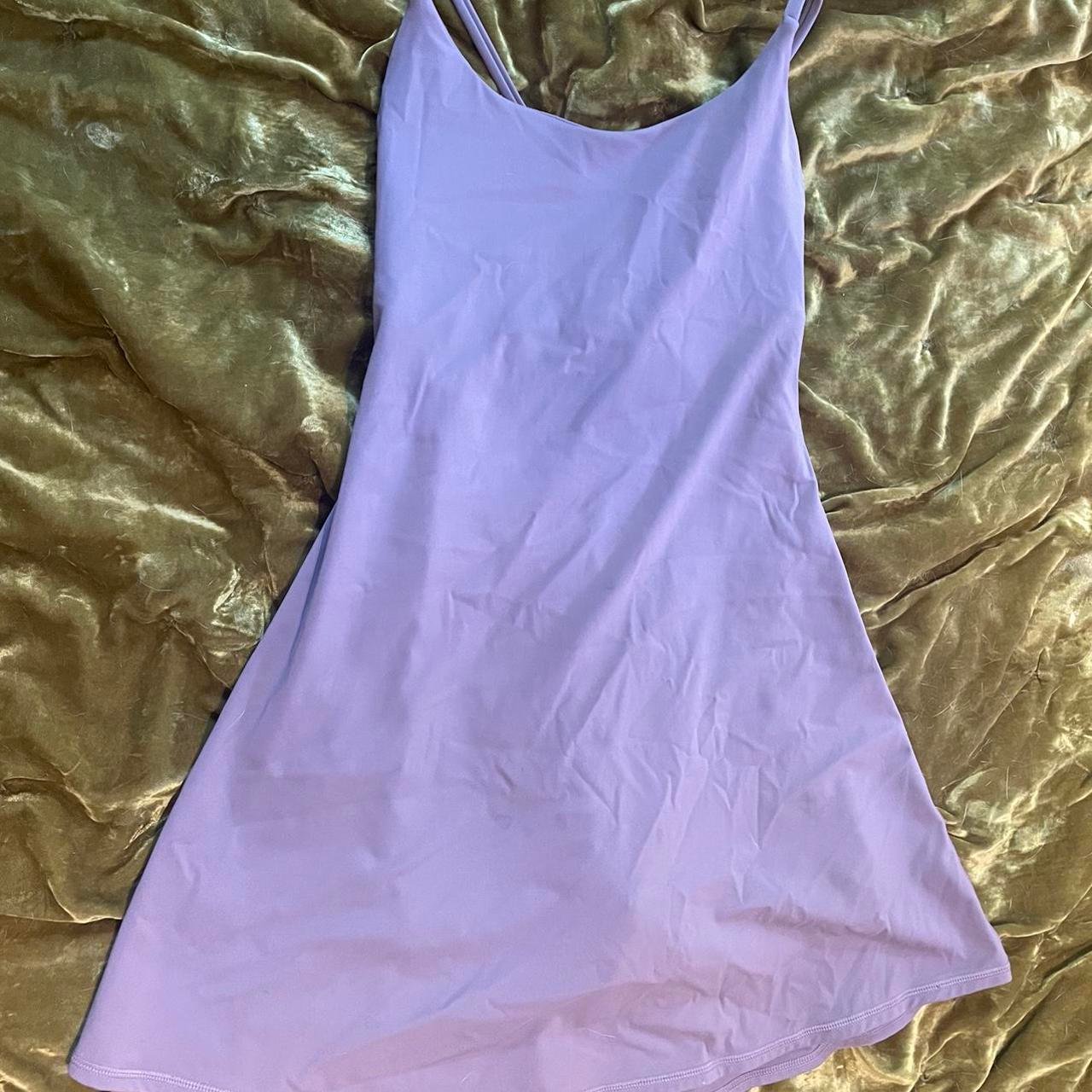 Halara spandex dress with built in shorts... - Depop