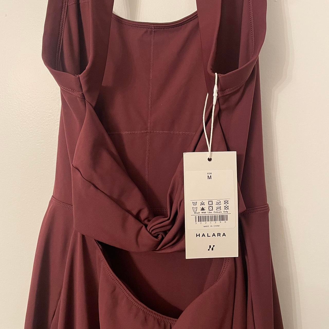 Halara tennis dress - never worn - with spandex... - Depop