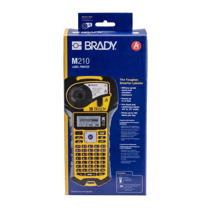 M210 Brady | Brady M210 Handheld Label Printer, 19.05mm Max Label Width ...
