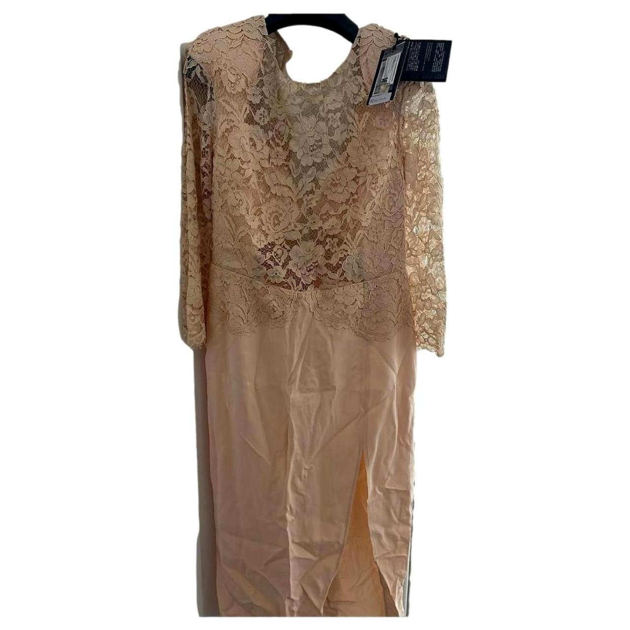 Elisabetta Franchi Dresses Pink Red Polyester ref.804935 - Joli Closet