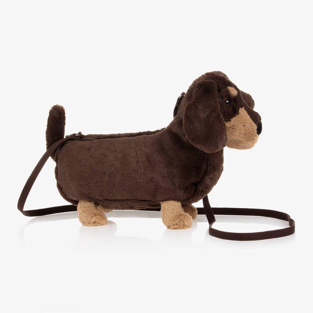 Jellycat Otto Sausage Dog Bag - Maison White